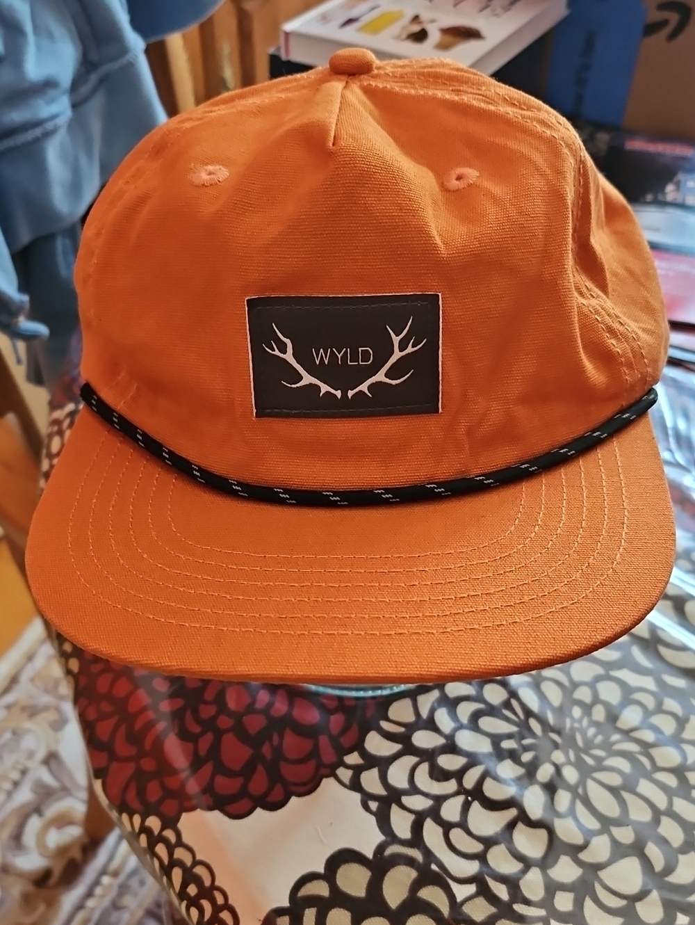 WYLD Orange Rope-Trim Men's Cap